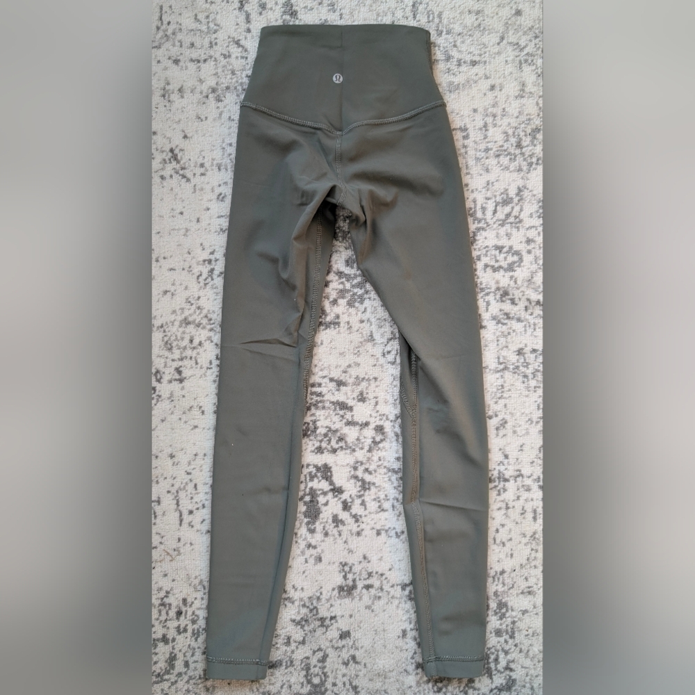 lululemon Align™ High-Rise Pant 28" Size 0, Grey Sage - Picture 4 of 5